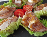 Foto del paso 4 de la receta: Solomillo de cerdo con queso y cebolla caramelizada