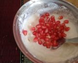 A picture of step 1 of Pomegranate raita.