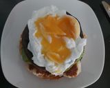 A picture of step 5 of My Breakfast Bagel Sandwich, Portobello Mushroom 🥑 + 🥚 😍.