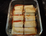 Foto del paso 5 de la receta: Paccheri rellenos de estofado de garbanzos con costilla y c