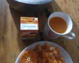 A picture of step 3 of Kheer Komola (Orange Rabrri).