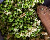 Foto del passaggio 1 della ricetta 40🧑🏻‍🍳 paccheri al pesto di piselli e merluzzo