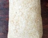 A picture of step 5 of Bhakhari (flat bread).