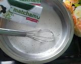 Foto langkah ke 3 dari resep Bolu kukus matcha latte.