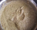 A picture of step 3 of Moong dal cheela.
