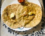 A picture of step 5 of Sprouts Mataki wheat paratha.