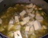 A picture of step 5 of Yam porridge.