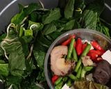 Foto langkah ke 1 dari resep Sayur Bobor Bayem Khas Jawa Timur.