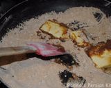 A picture of step 3 of Persian halva.