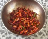 A picture of step 2 of Mix pickles.