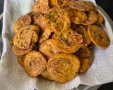 A picture of step 6 of Moong Dal Methi Masala Lachha Mathri - Tea Time Snacks.