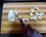 A picture of step 1 of Paneer Masala Omelette.