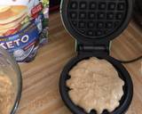 Low Carb Keto Friendly Maple Coconut syrup Waffle
