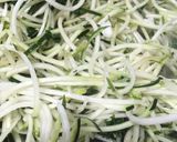 A picture of step 2 of Keto Friendly Zoodles.