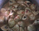 Foto del paso 8 de la receta: Fettuccini de pimiento & queso con champiñones