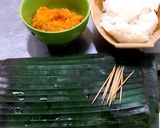 รูปขั้นตอนการทำที่ 7 ของ ข้าวเหนียวปิ้งไส้กุ้ง
