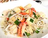 Foto langkah ke 4 dari resep Tumis Tauge Cah Tahu.