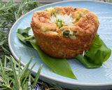 A picture of step 3 of Gruyère, Wild Garlic and Chive Soufflé.