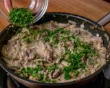 Stroganoff bélszín recept fázis 10 fotója