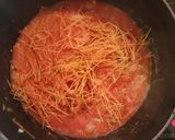 A picture of step 4 of Sopa de fideo.