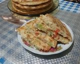 Une image de l'étape 8 de Crêpes salées aux légumes à la poêle.