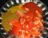 A picture of step 5 of Masala Bhindi.