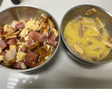 1cup份量，格子鬆餅漢堡的食譜步驟3照片