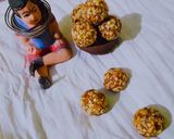 A picture of step 4 of Peanut ladoo.