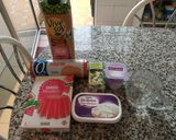 Foto del paso 1 de la receta Tarta de queso (individual) sabor sandía 🍉