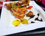 A picture of step 2 of Pocket sizzling wrap.