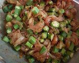 A picture of step 2 of Masalah bhindi # Eid kay pkwan.