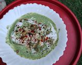 A picture of step 5 of Aloo dahi bara chat.