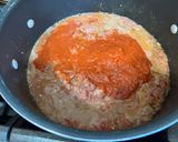 A picture of step 4 of Corned Beef Spaghetti.