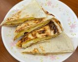 起司蛋墨西哥餅（超簡單早餐、點心）的食譜步驟2照片