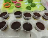 Foto langkah ke 4 dari resep Puding lumut mentega coklat moca.