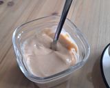 Une image de l'étape 4 de Crème dessert au Kinder.