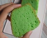 Foto langkah ke 7 dari resep Sponge Cake Pandan lembut.