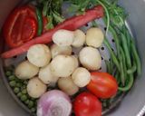 A picture of step 1 of Pav Bhaji.