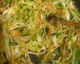 A picture of step 5 of Chicken Fried Noodles.