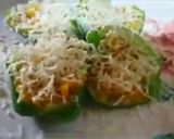 A picture of step 6 of Cheesy and Spicy Stuffed Capsicum stuffed capsicum(bell Pepper).
