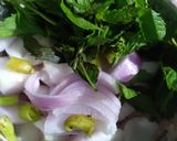 A picture of step 2 of Anardana chutney.