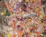 A picture of step 2 of Veg mayo sandwich or grilled sandwich.