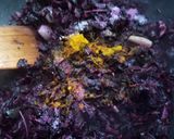 A picture of step 5 of Kerala Red Spinach Stir Fry.