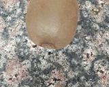 A picture of step 2 of Eggless kiwi cake.
