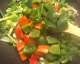 A picture of step 4 of Chilli chicken.