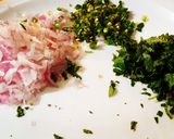 A picture of step 1 of Aloo Kofta.