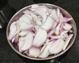 A picture of step 1 of Pulao.