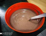 A picture of step 1 of Chocolate Dora cake.