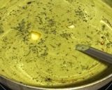 A picture of step 9 of Cream of Broccoli Spinach and Walnut Soup.