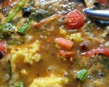 A picture of step 2 of Sambhar.